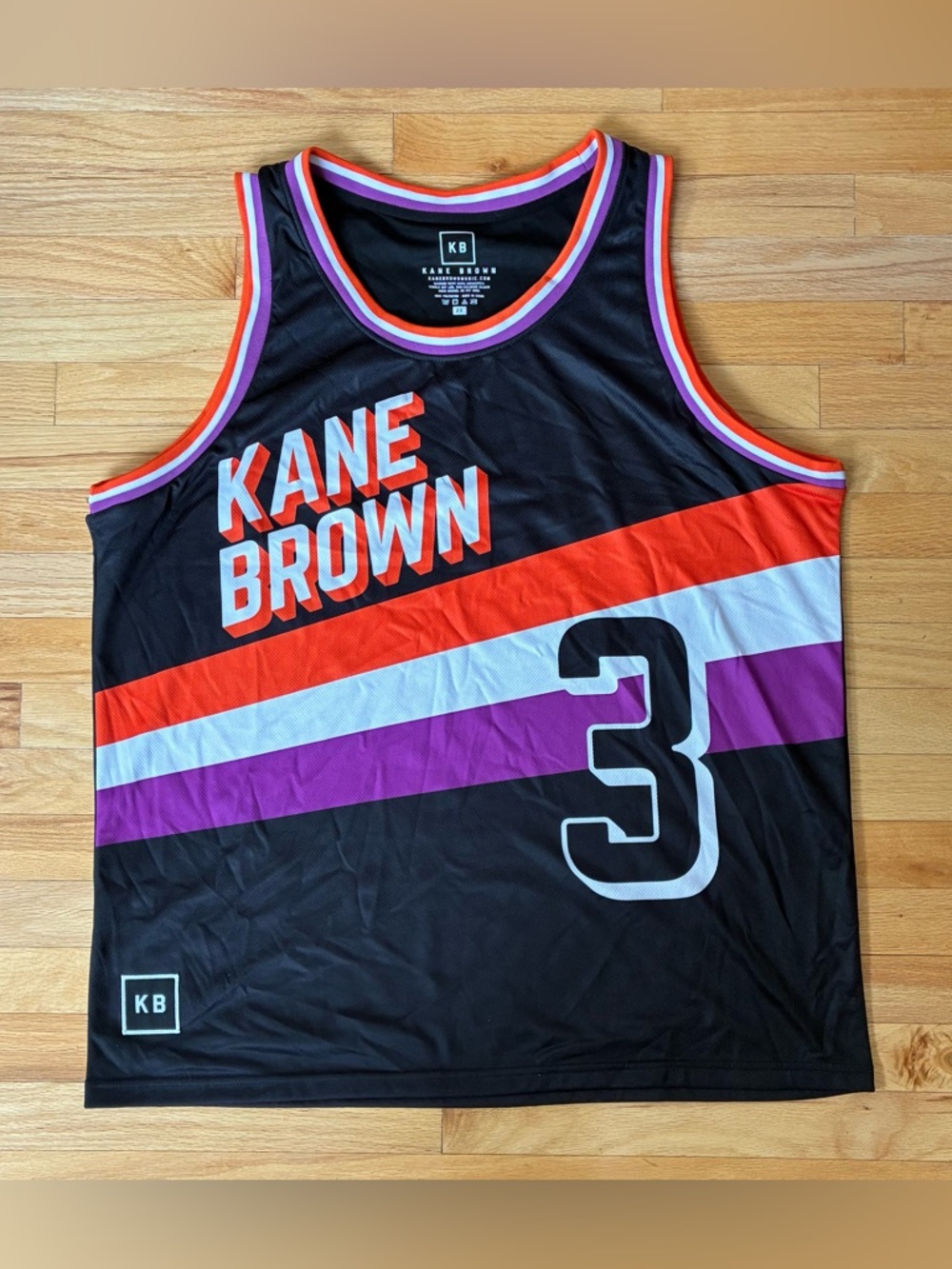 Kane Brown Basketball Jersey Country Music Tour Concert Tank Top Men’s Size 2X
